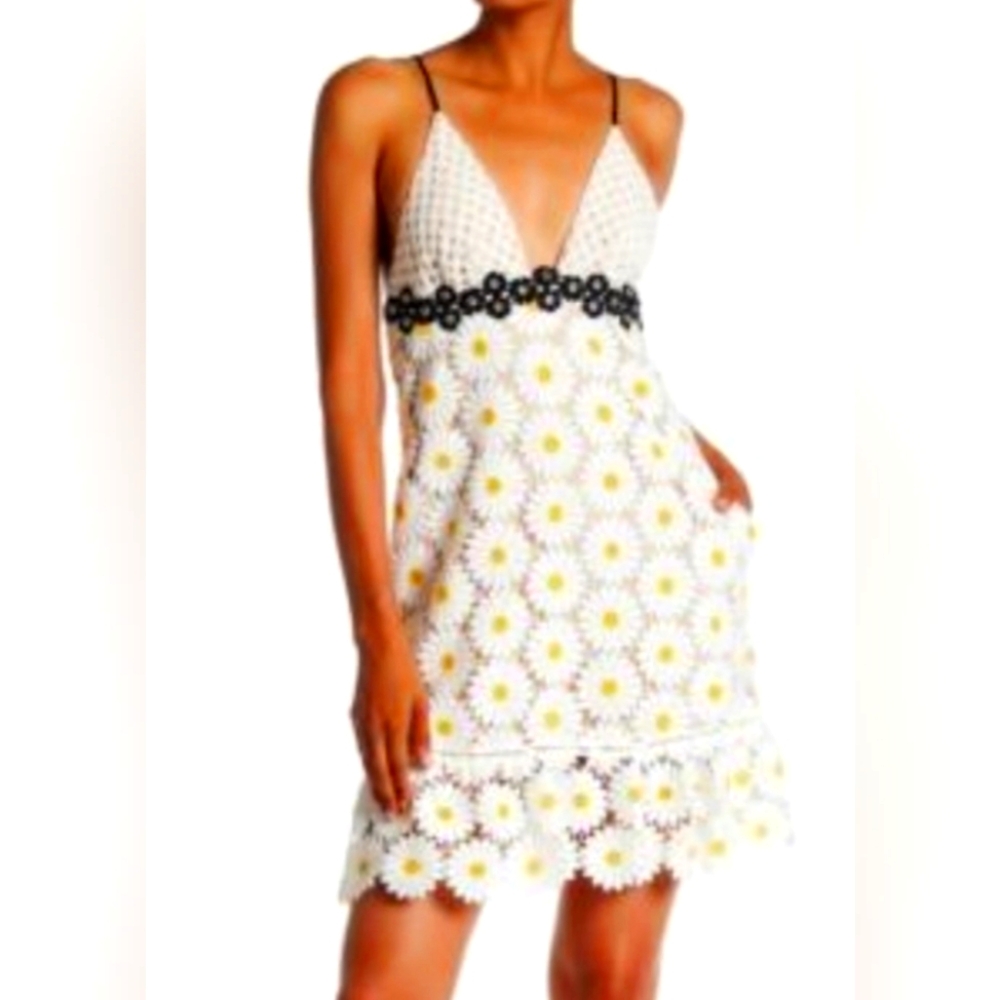 ABS by Allen Schwartz Daisy SUNFLOWER Summer Dress